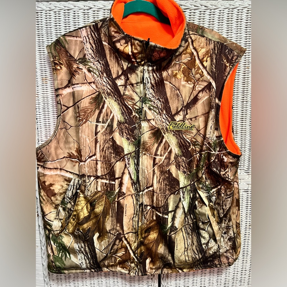 Men’s reversible camouflage fleece